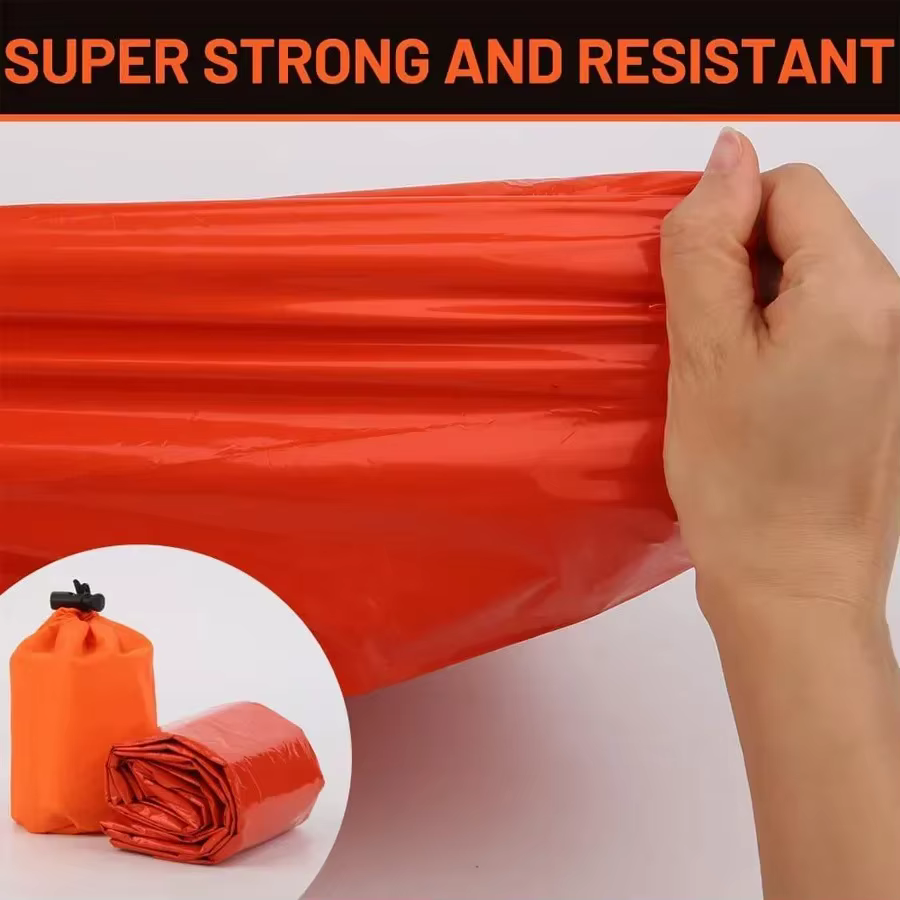 Sac de couchage de survie d'urgence