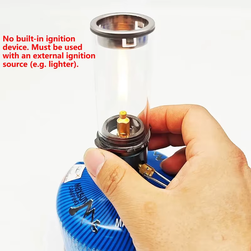 Lampe à flamme au propane pour l'extérieur