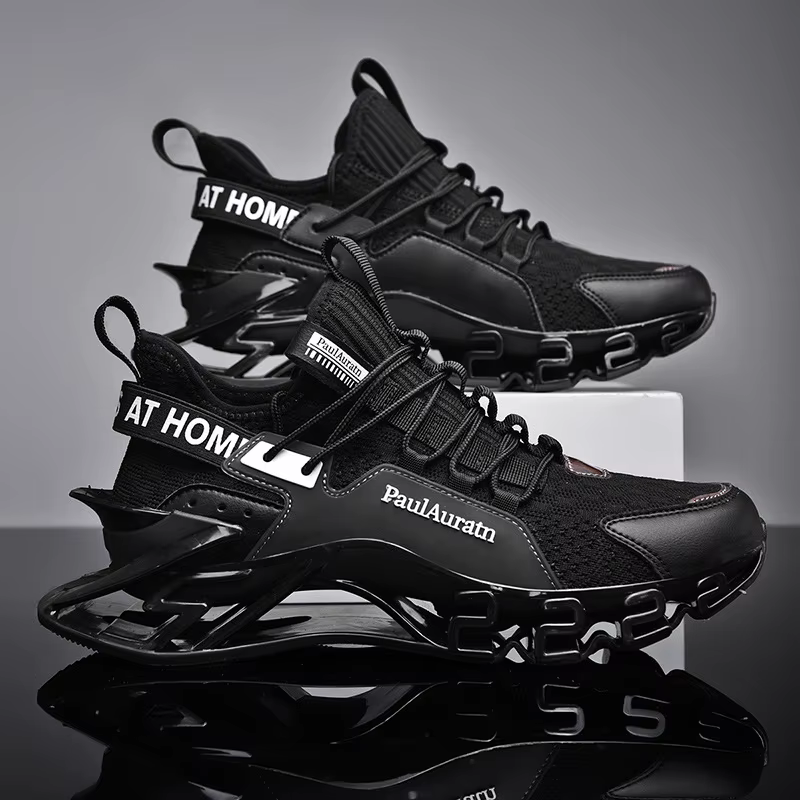 Printemps hommes baskets chaussures décontractées respirantes de haute qualité antidérapant amortissement chaussures de sport en plein air confortable maille chaussures Zapatillas