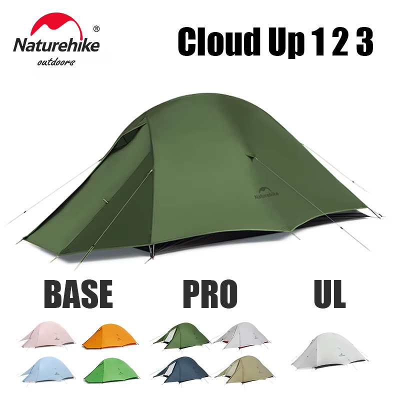 Naturehike Cloud Up 1 2 3 personnes tente de Camping ultralégère étanche tentes de Trekking randonnée sac à dos abri