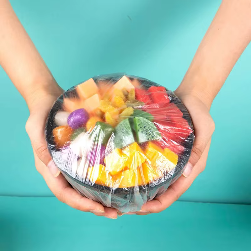Couvercle alimentaire jetable Saran Wrap, couverture intestinale de qualité alimentaire, sac en plastique de conservation de la fraîcheur, accessoires de rangement de cuisine