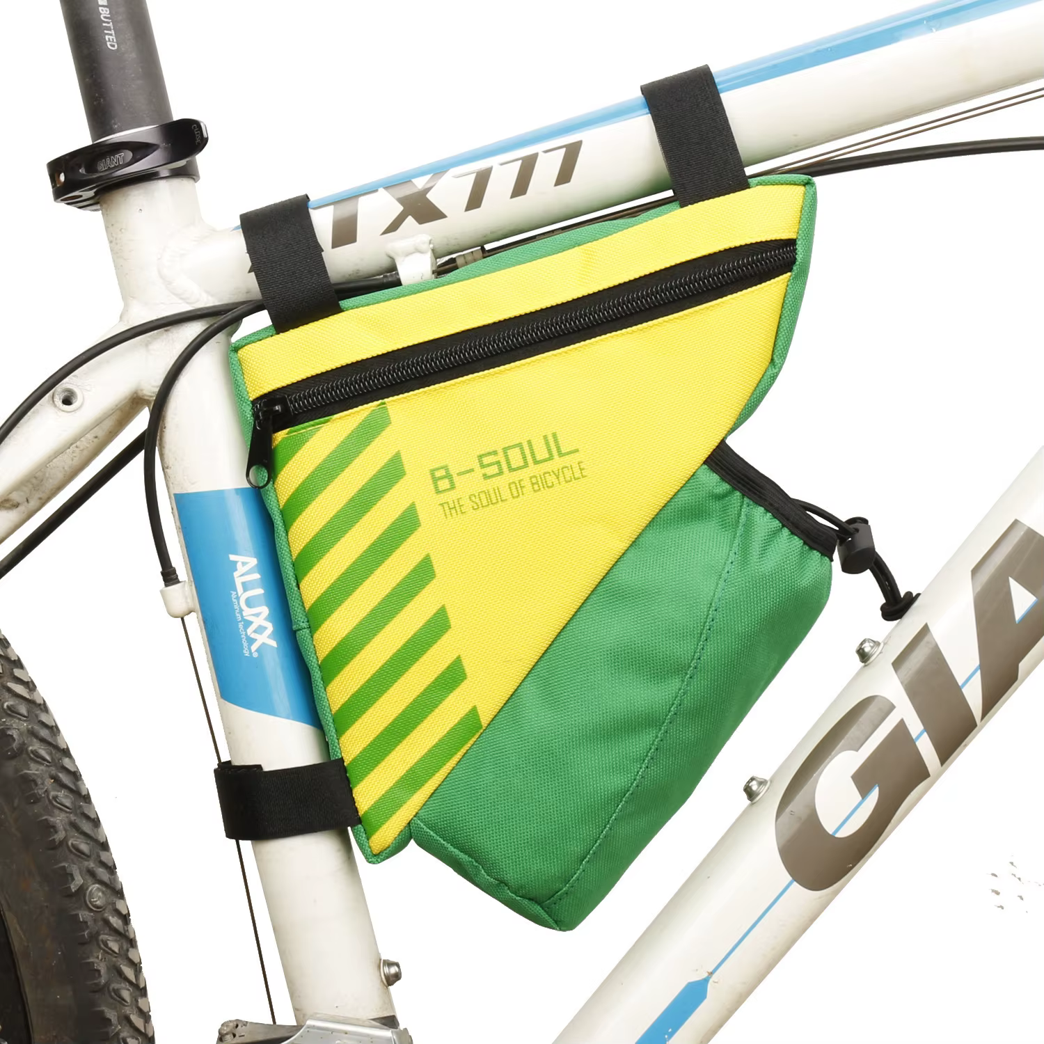 Sac d'équitation à fixation à trois points, sac de vélo en Polyester de grande capacité, sac de vélo b-soul, accessoires de vélo de cyclisme, Installation facile