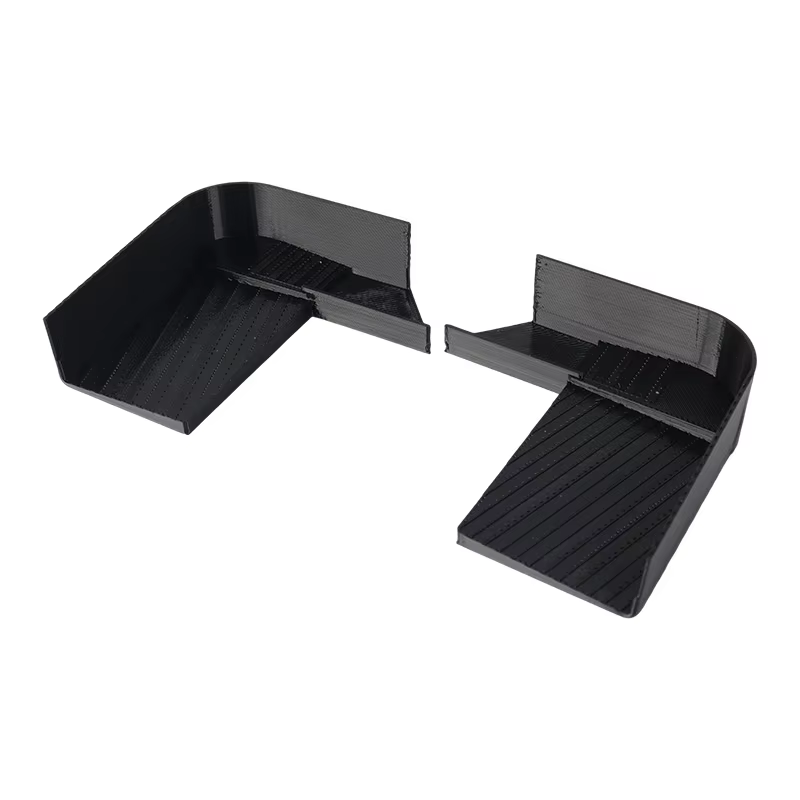 Une paire de canaux de drainage de toit pour Land Rover Defender 90/110, durables, avec déflecteurs pour les canaux de drainage de l'eau