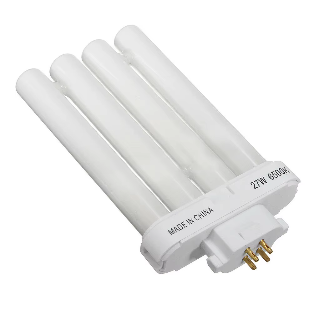 FML 27EX-N 27W 4 broches Quad Tube économie d'énergie ampoule fluorescente compacte 6500K 4 rangées ampoule