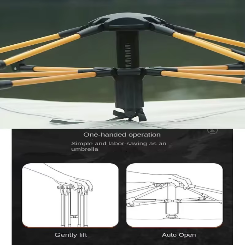 Tente de camping automatique à montage rapide