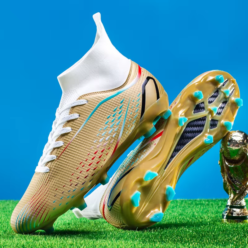 Chaussures de football respirantes unisexes pour hommes, chaussures d'entraînement professionnelles, chaussures de football en plein air, gazon, match de futsal, Ange, non ald