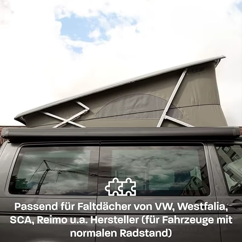 Toit de tente à toit haut pliant pour VW T6 VW T6.1 VW T5