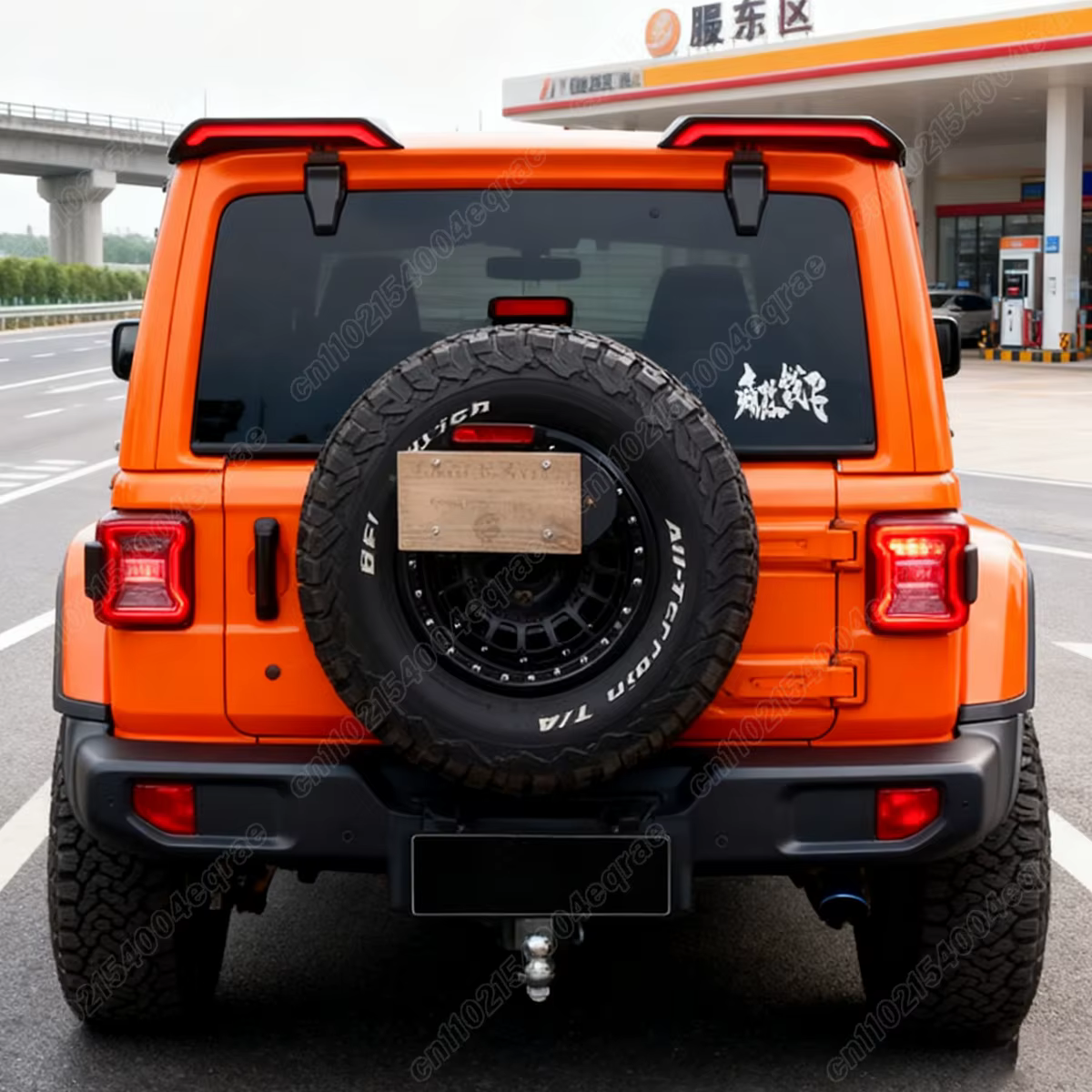 Pour Jeep Wrangler JK JL 2007-2017 2018 2019 2020 2021 2022 2023 becquet de feu de toit arrière séparateur latéral arrière Kit de corps de lèvre d'aile supérieure