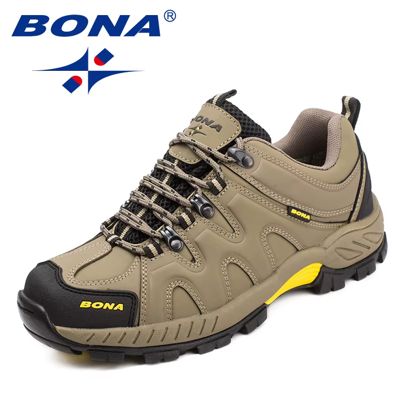 BONA nouveauté Style classique hommes chaussures de randonnée à lacets