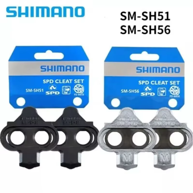 Crampons de vélo de montagne Shimano MTB, crampons de pédale SPD SM SH51 SH56