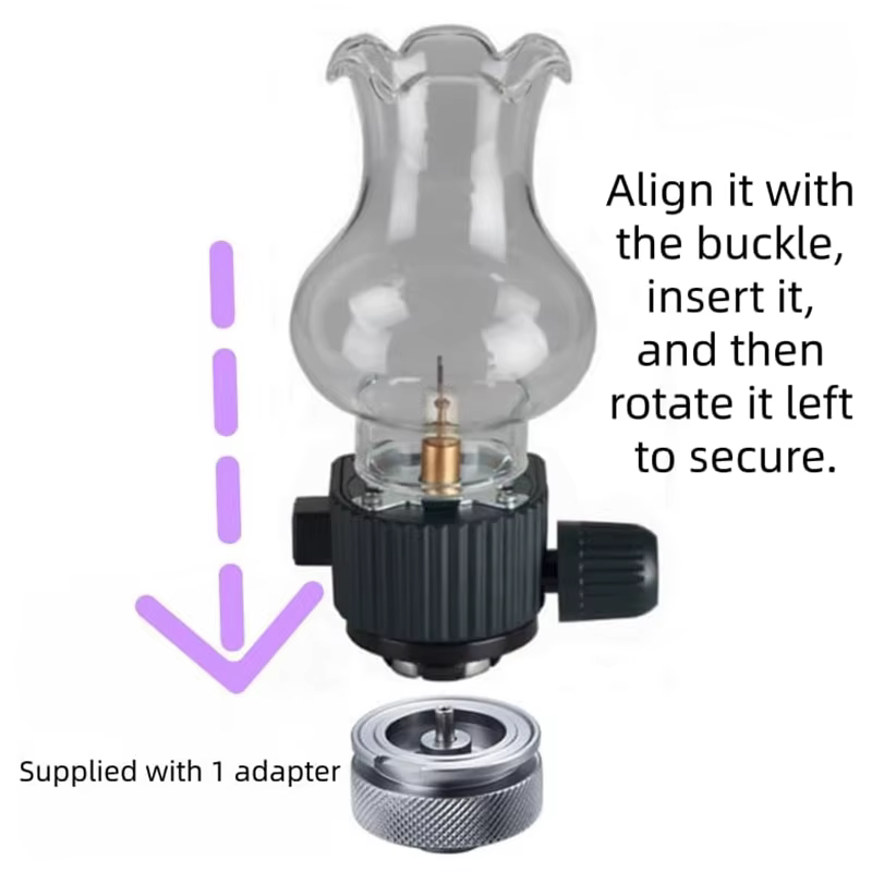 Lampe à gaz de camping