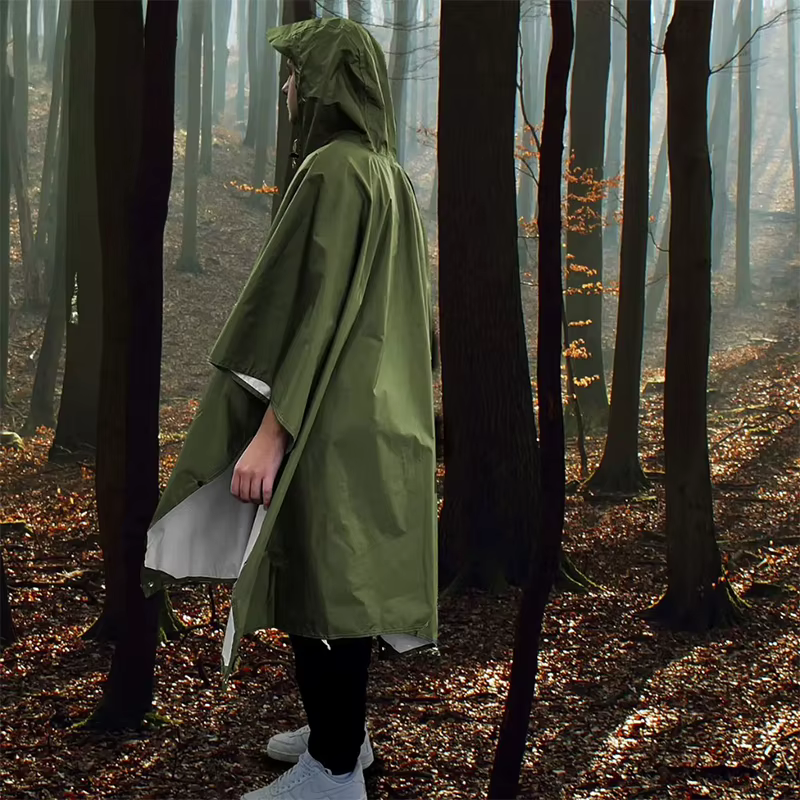 Poncho de pluie robuste pour sac à dos