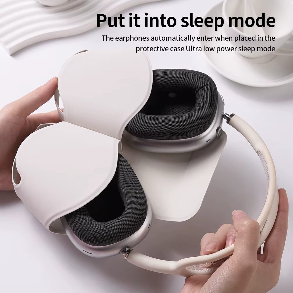 Étui en cuir pour AirPods Max, étui pour écouteurs sans fil, housse de protection pour Apple AirPodsMax, sacs souples, accessoires