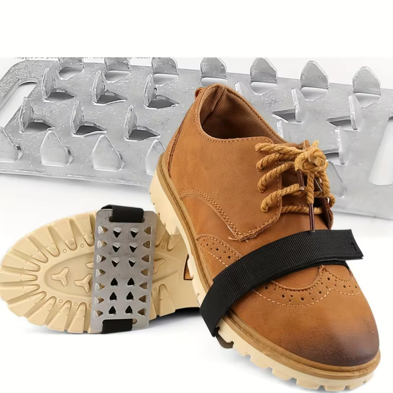 Couvre-chaussures antidérapants en deux pièces pour la randonnée