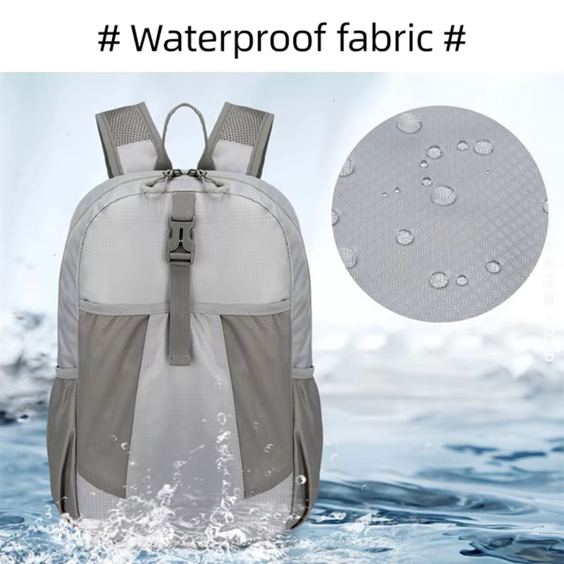 Nouveaux sacs à dos de randonnée pliables sac à dos résistant à l'eau petit sac à dos pliant de 20L pour les voyages Camping vacances