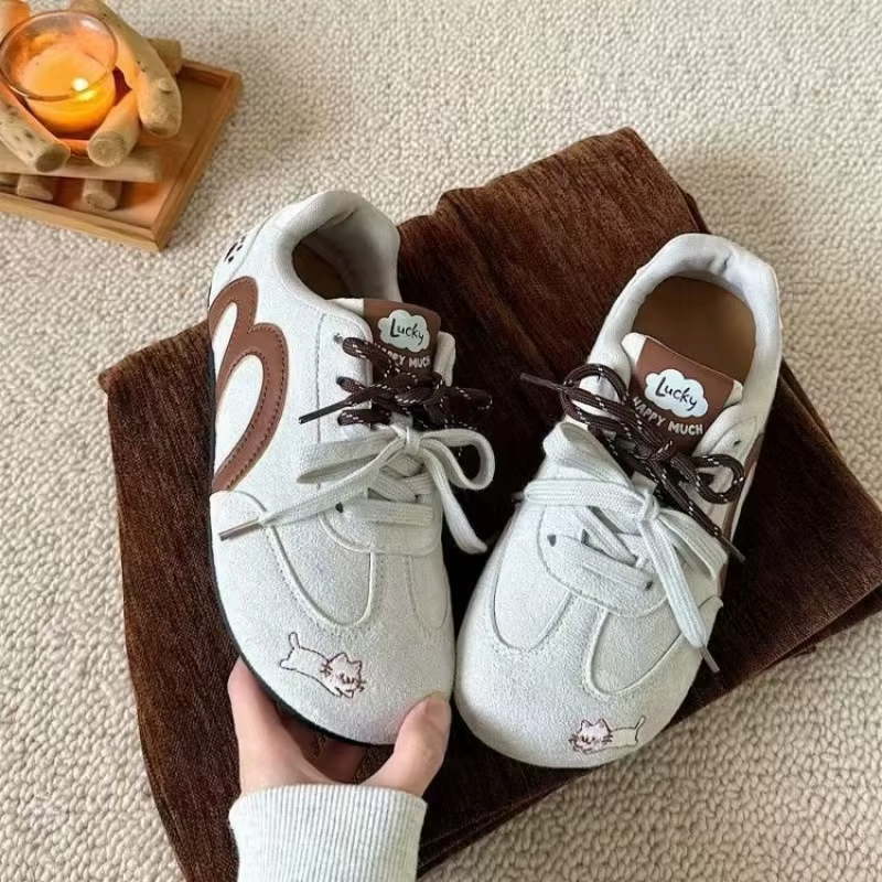 Nouvelles Baskets Polyvalentes Noires à Semelle Épaisse et Rehaussante pour Femmes
