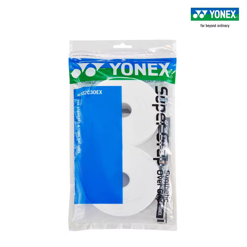 YONEX AC102C30EX Bandeau anti-transpiration pour raquette de badminton et de tennis YY pour 30/15 raquettes (1,1 m)