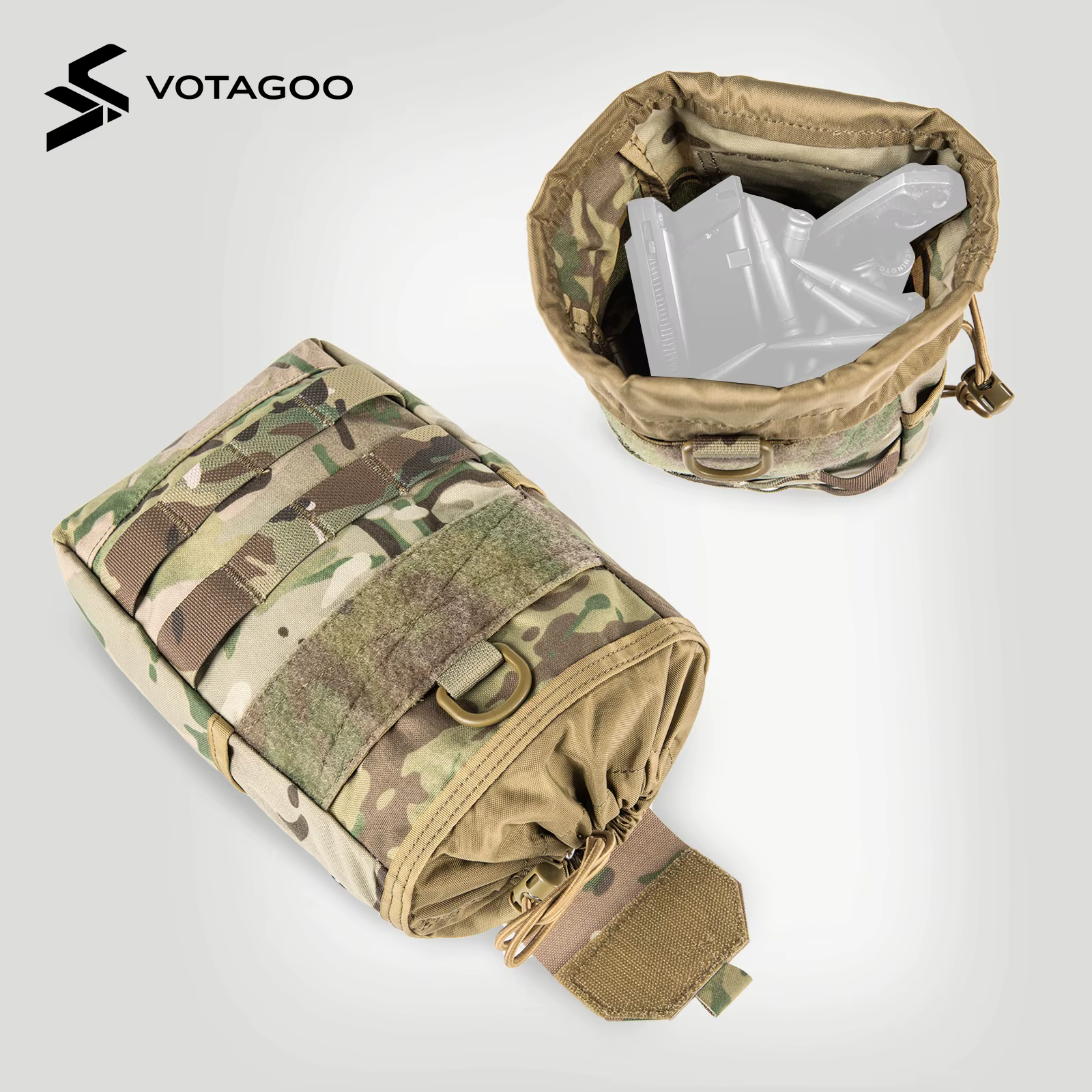 VOTAGOO sac de décharge tactique sac de rangement Molle sac de taille