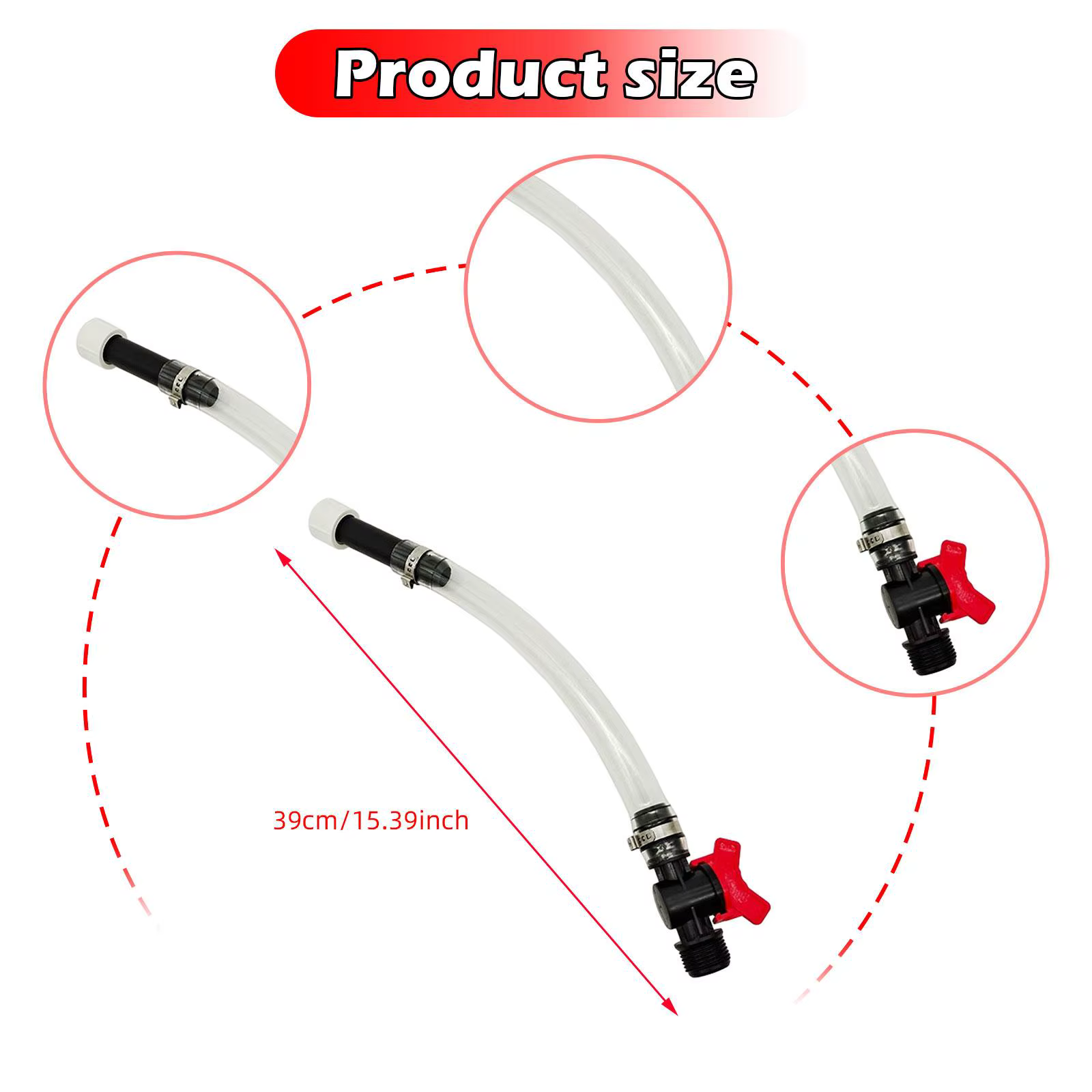 Tuyau de remplissage pour canettes de gaz, accessoire Portable et facile à utiliser