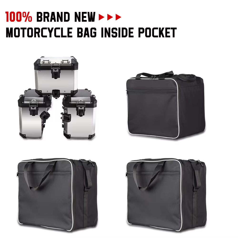 R1200GS R1250GS LC ADV moto sac selle noir sacs intérieurs PVC bagages sacs pour BMW R1200GS LC Adv valise sac moto sac