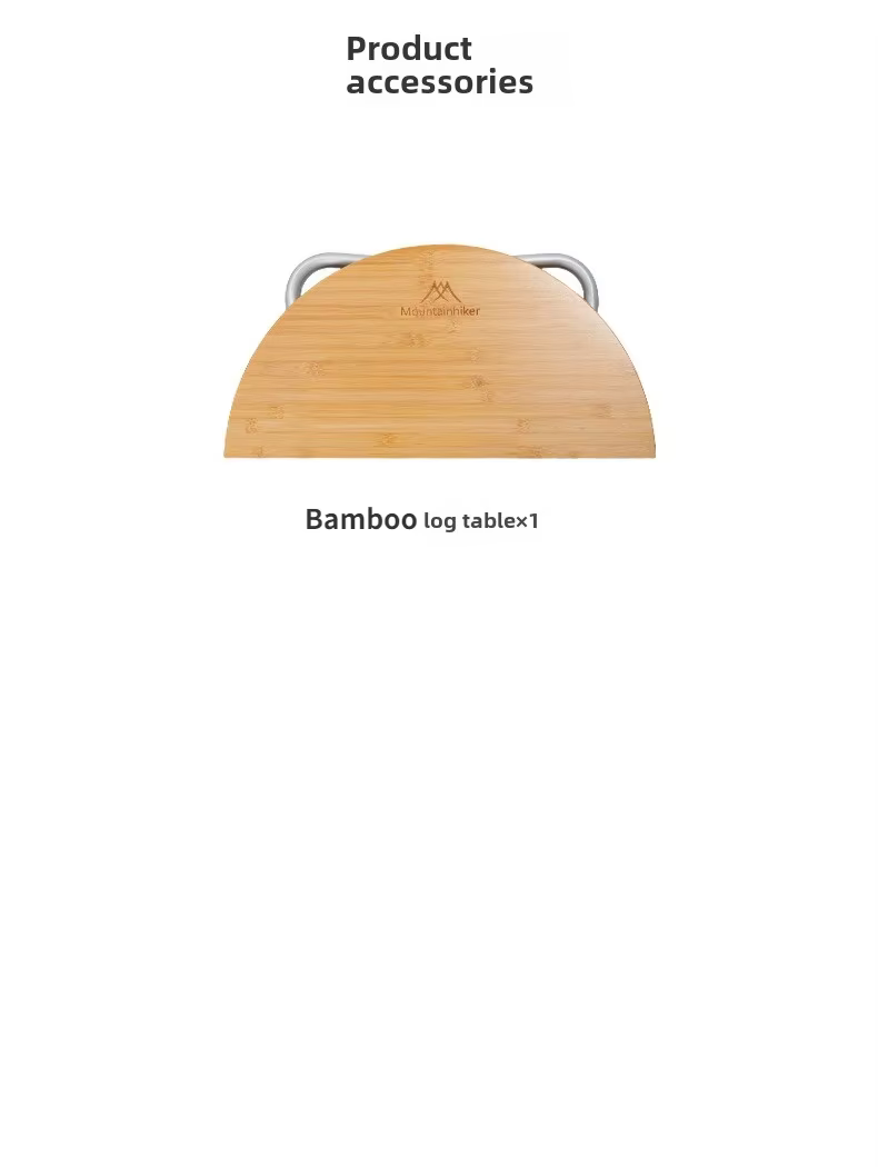 Table pliante en bambou pour camping en plein air