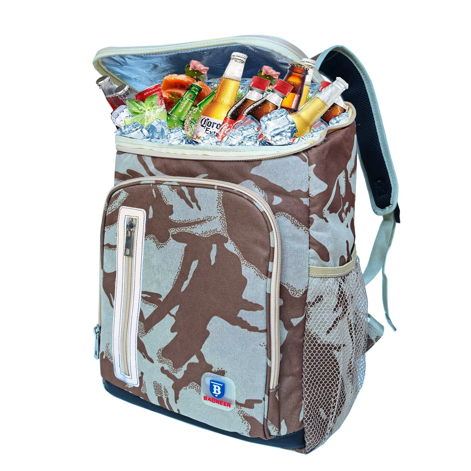 20L sac à dos thermique extérieur pique-nique vin bière sac isotherme étanche Camping boisson réfrigérateur isolé nourriture frais sac à déjeuner