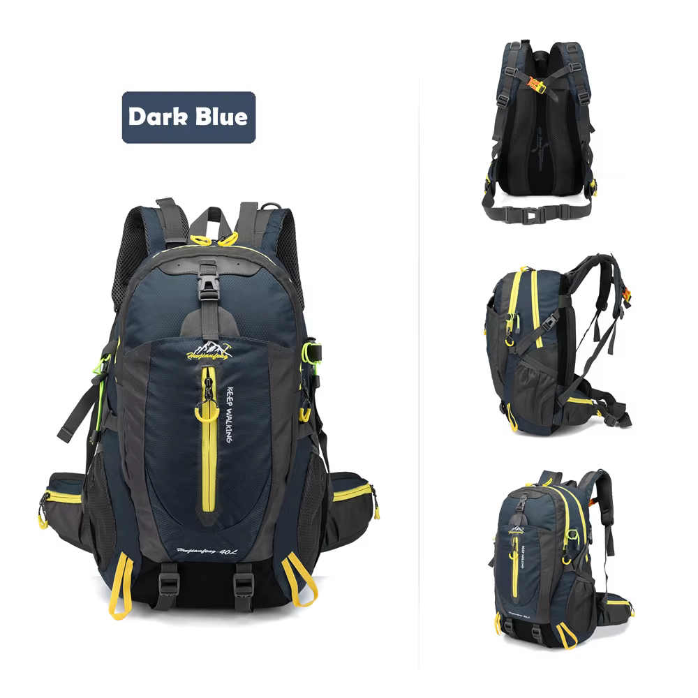 40L résistant à l'eau voyage sac à dos Camping randonnée ordinateur portable sac à dos Trekking escalade sacs à dos
