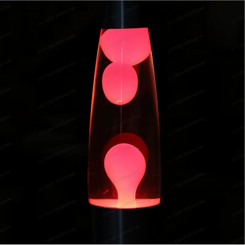 Lampe à lave rétro 13, 5 pouces avec base en métal