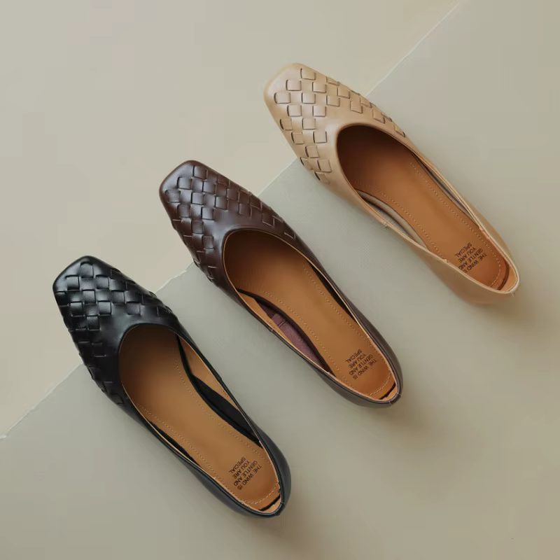 Blapunka-Chaussures en cuir véritable pour femmes