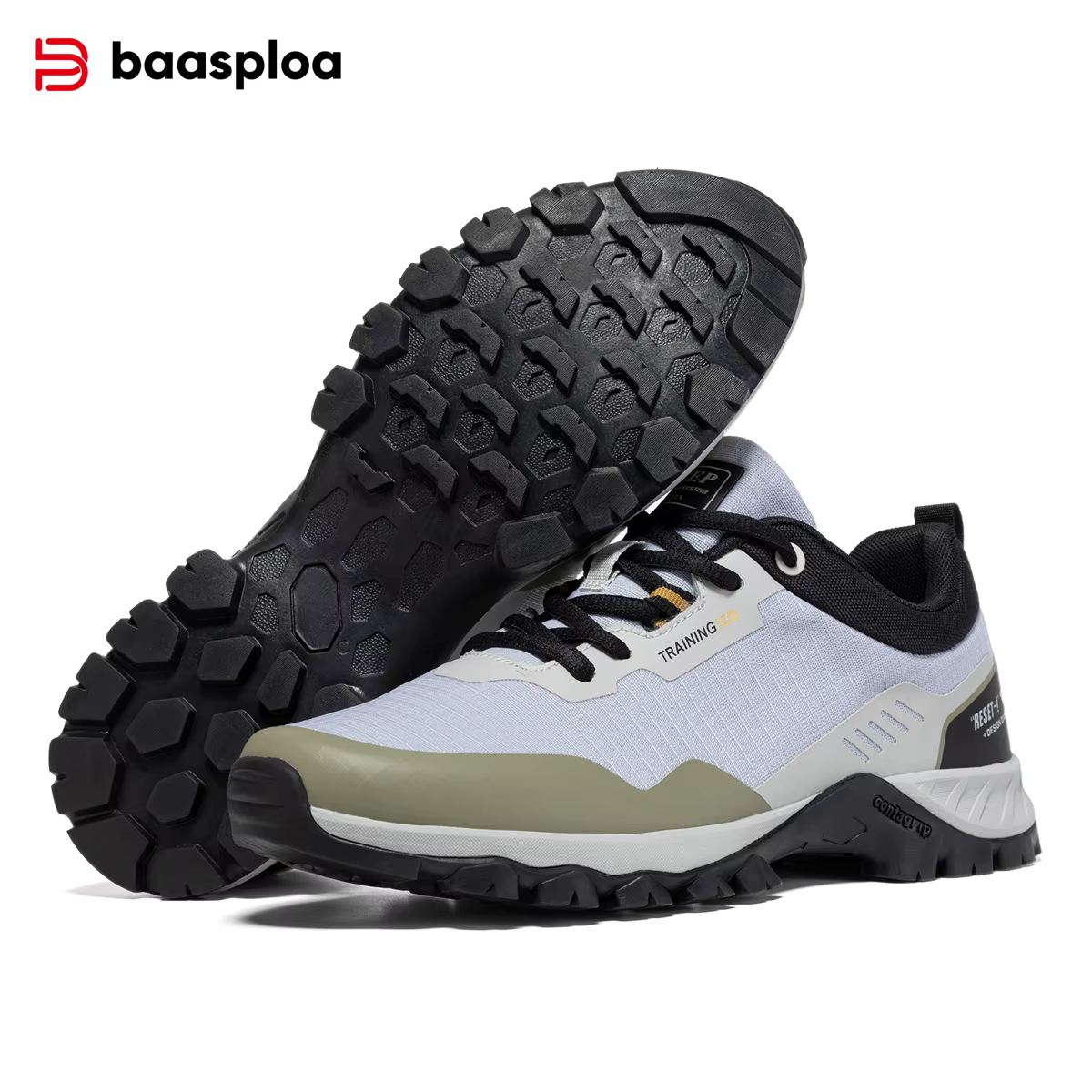 Baasploa hommes chaussures de randonnée nouveau Camping en plein air résistant antidérapant baskets mâle décontracté à