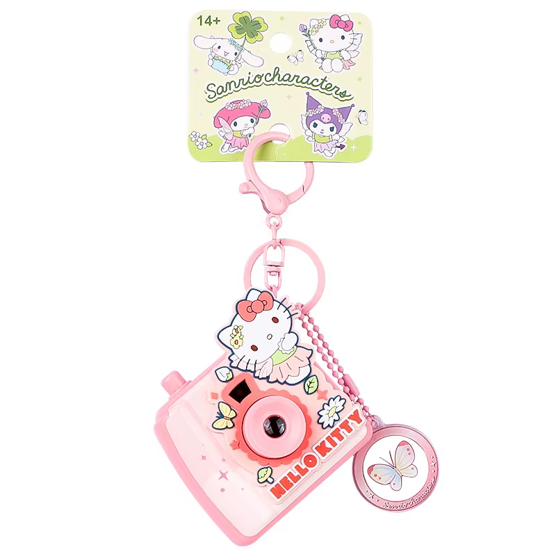 Breloque de sac Kuromi, figurine mignonne de personnages de dessins animés Kawaii, porte-clés durable en PVC, accessoire de sac à dos, cadeau pour les fans, vente en gros