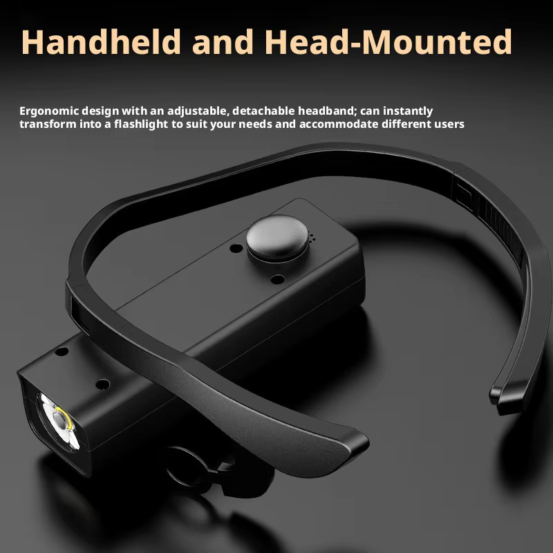 Lampe frontale à clip d'oreille 2026 – Phare LED lumineux