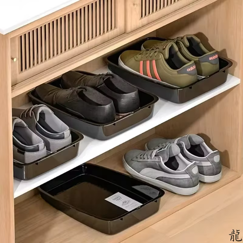 Boîte de rangement multifonctionnelle et durable pour chaussures de voiture, organiseur d'accessoires sous le siège