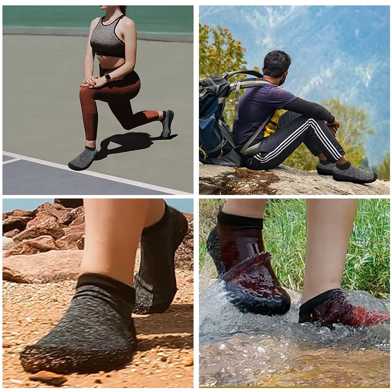 Chaussette unisexe Aqua chaussures Skinners baskets de natation Yoga minimaliste Sports de plage pieds nus Ultra portables chaussures de course légères
