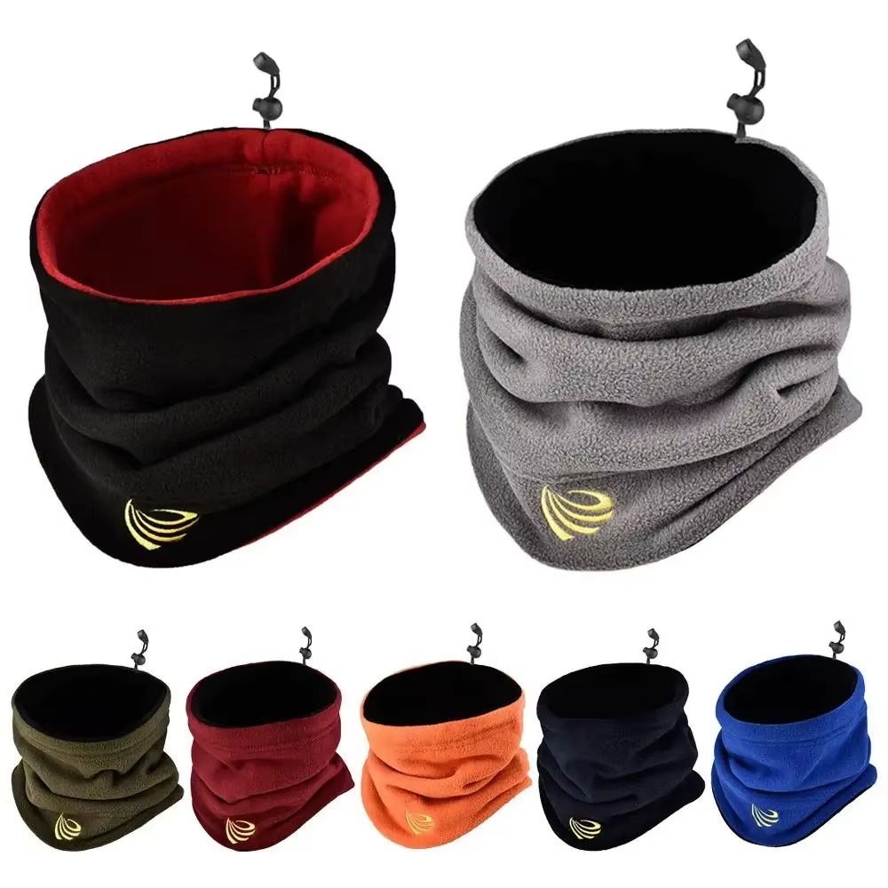 Hiver Camping polaire cou Ski Tube écharpe Snowboard demi-masque couverture faciale pour hommes et femmes en plein air résistant au froid col