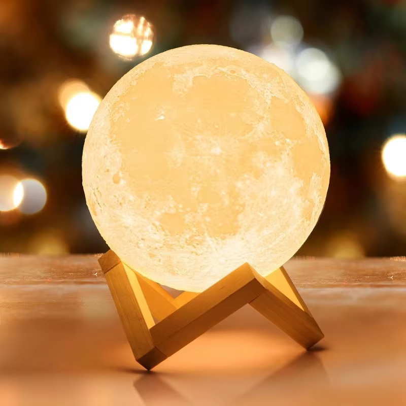Lampe lunaire 3D, veilleuse