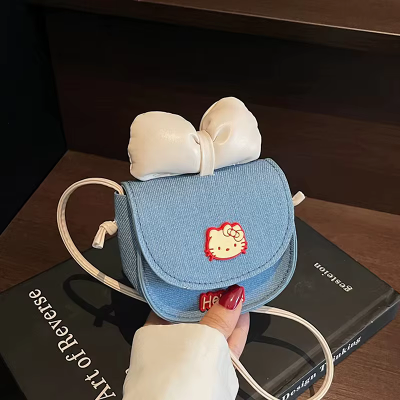 Sac bandoulière diagonale Kawaii Hello Kitty pour femme