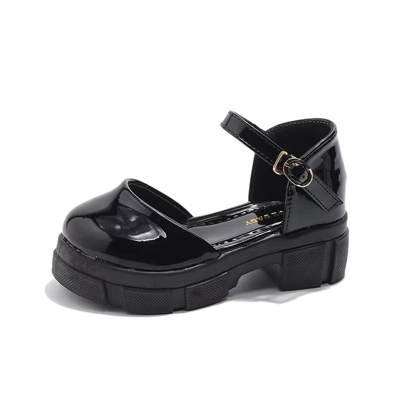 Chaussures en cuir coordonnantes pour enfants