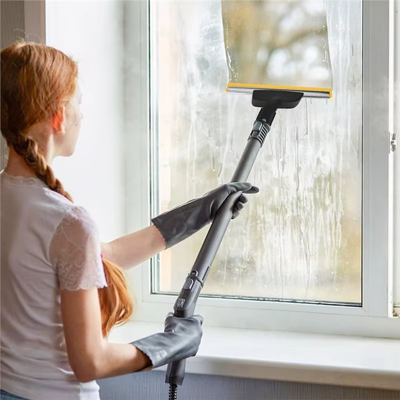 Accessoires de remplacement pour nettoyeur vapeur Karcher, buse de fenêtre et ensemble de tissus en microfibre, B89B