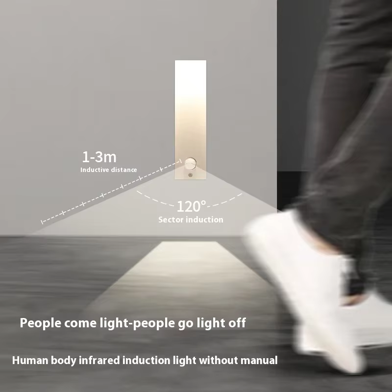 Lampe murale LED encastrée avec détection de mouvement