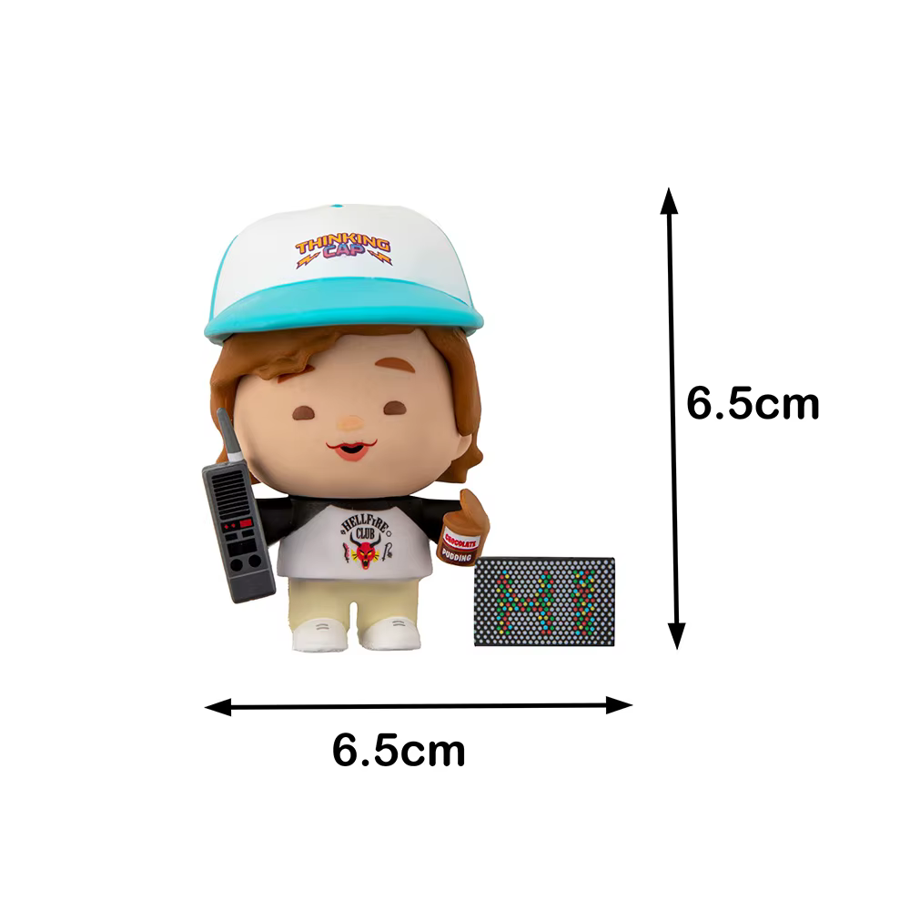 Gommes fantaisie officielles Stranger Things, 1 pièce, design de dessin animé mignon, souples et résistantes à la casse, fournitures d'écriture et de dessin