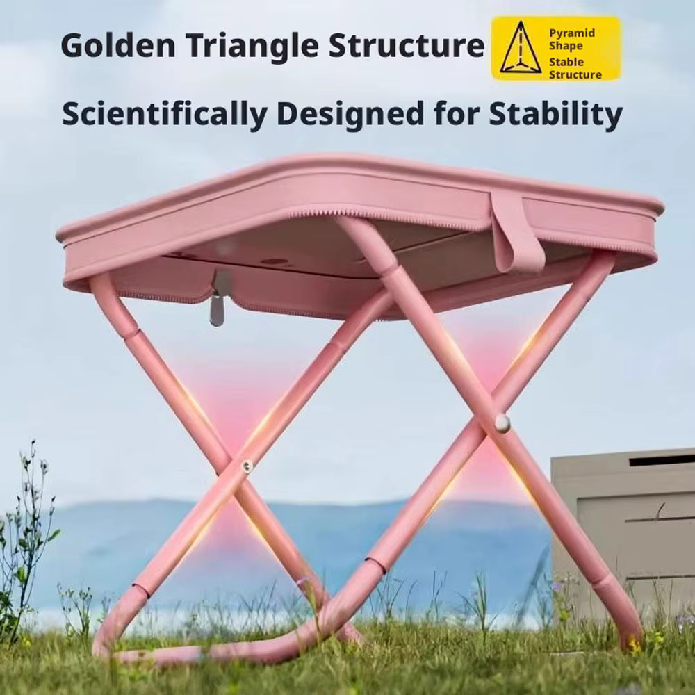 Tabouret pliable pour le camping