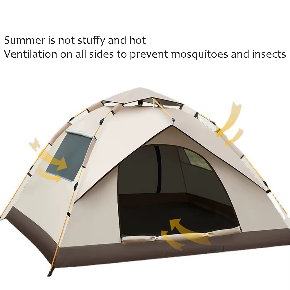 Tente de camping étanche à ouverture rapide automatique