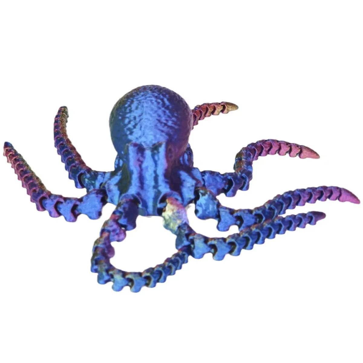Figurine articulée Cthulhu – Modèle de poulpe imprimé en 3D avec tentacules posables