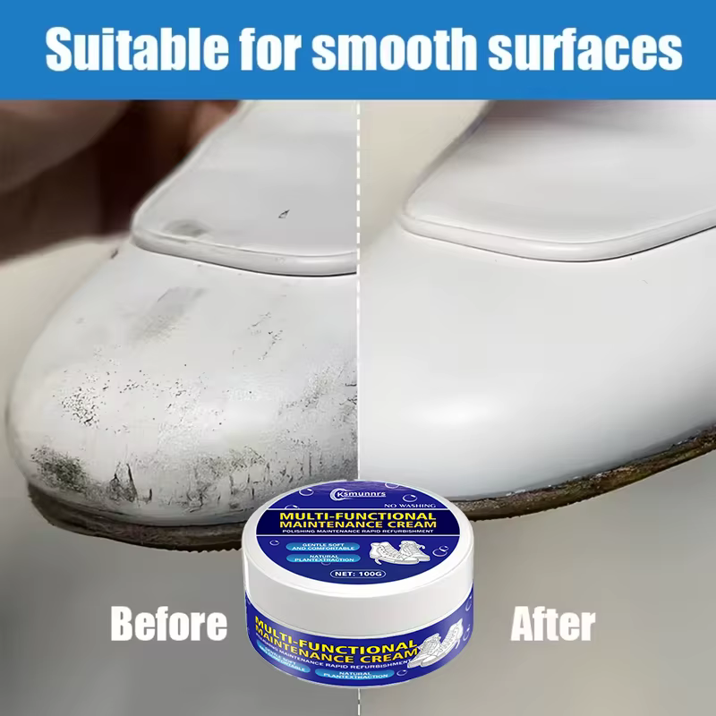 Crème Restauratrice pour Chaussures Blanches