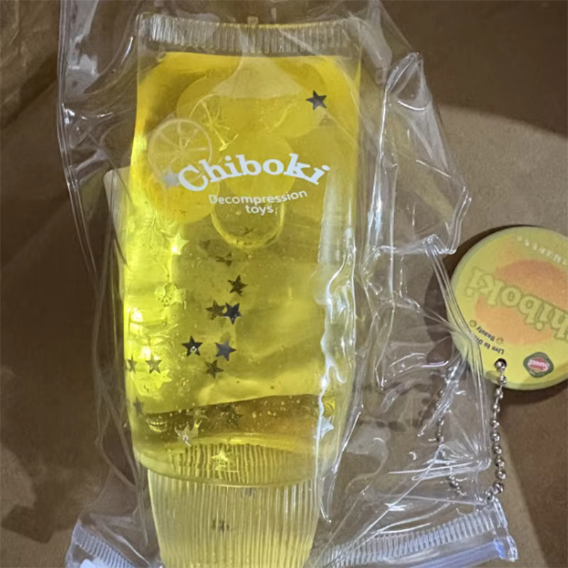 Jouet sensoriel anti-stress Chiboki en forme de dentifrice fourré aux fruits, texture maltose, rebond lent, cadeau