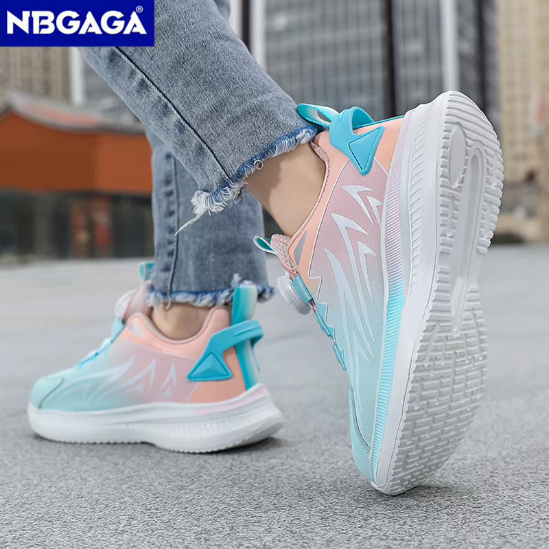 Chaussures de sport pour enfants, nouvelles baskets d'entraînement respirantes et confortables pour garçons, chaussures de marche légères pour filles, chaussures de loisirs en plein air