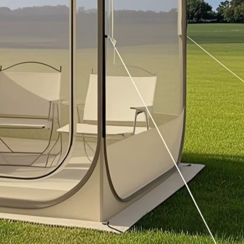 Tente panoramique transparente pour grand espace