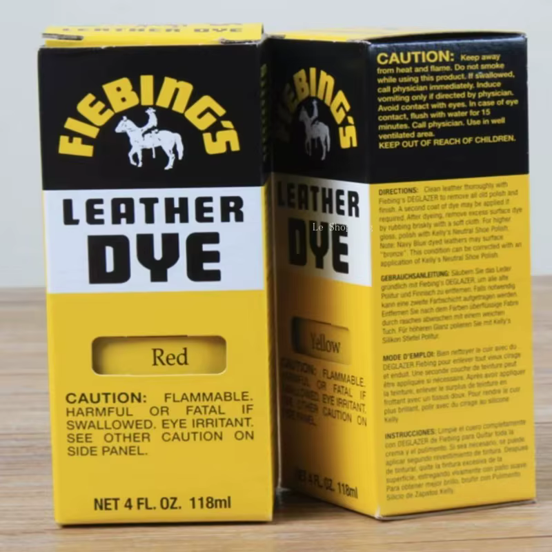Fiebing's – colorant liquide à l'alcool pour cuir, bricolage, produits en cuir faits à la main, chaussures/artisanat de sac à main/peintures de coloration pour sculpture de tannage végétal