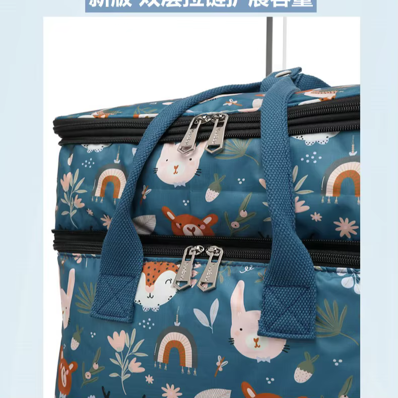 Sac de chariot de courses rétractable, chariot d'épicerie Portable pliable avec roulettes pour supermarché voyage Camping léger Durable